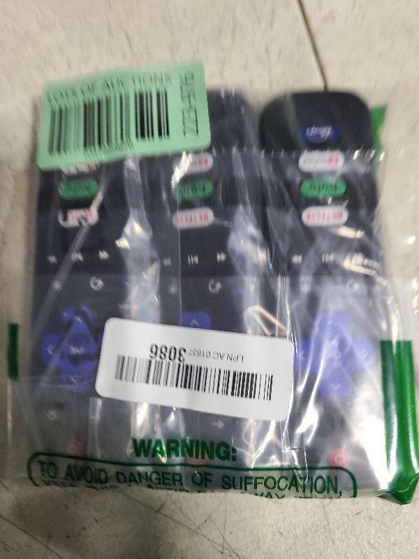 Photo 1 of 3 Pack Replacement Remote Control Only for Roku TV, Compatible for TCL Roku/Hisense Roku/Sharp/Philips/Onn Roku (Not for Roku Stick and Box)