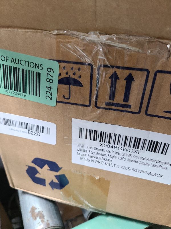 Photo 1 of vretti Thermal Label Printer, 5G WiFi 4x6 WirelessShipping Printer Compatible with Etsy, Ebay, Amazon, Shopify, USPS for Small Business & Package