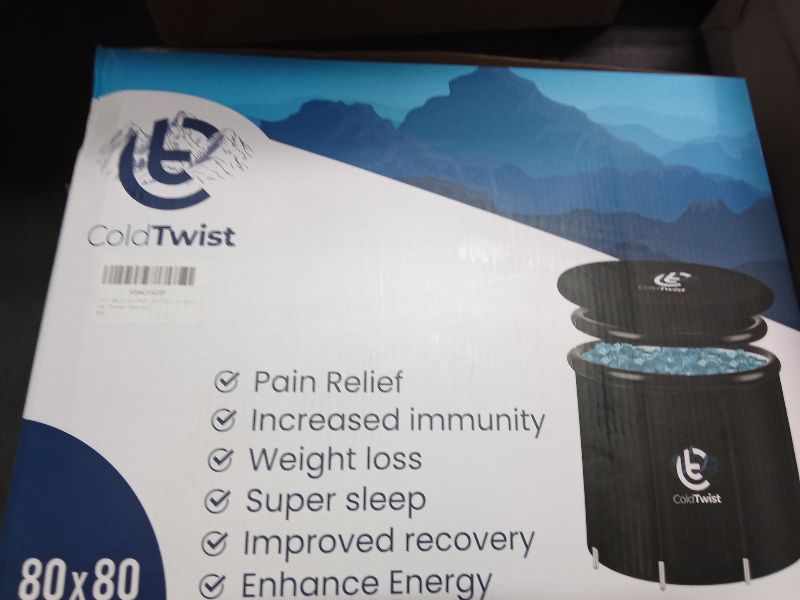 Photo 1 of  Ice Bath Tub, Balloon Portable Cold Plunge Tub for Athletes, Multiple La Ice Bath Tub for Recovery and Cold Water Therapy, Ice Baths at Home Outdoor Gym