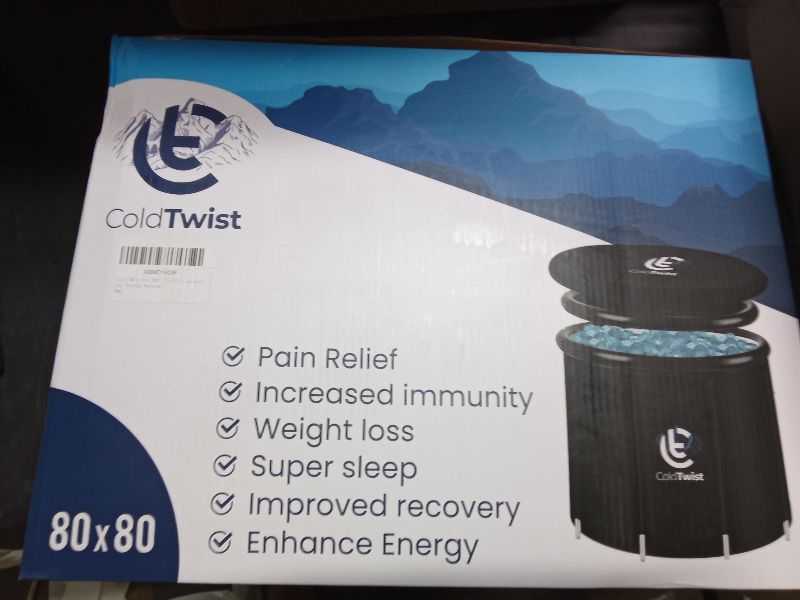 Photo 1 of  Ice Bath Tub, Balloon Portable Cold Plunge Tub for Athletes, Multiple Layered s Ice Bath Tub for Recovery and Cold Water Therapy, Ice Baths at Home Outdoor Gym