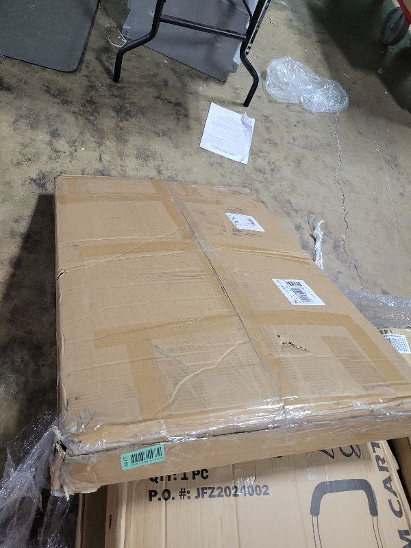 Photo 1 of 48" H x 38" W (2 Panels) Air Conditioner Fence Screen Trash Can Privacy Fence Panels for Outside Unit, Pool Eequipment Enclosure, No Dig Backyard Fencing (Black)