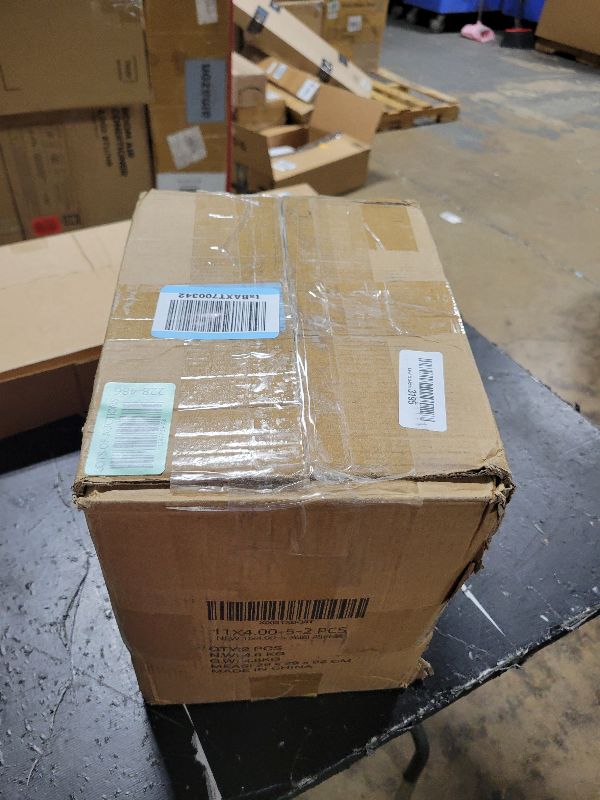 Photo 1 of 11x4.00-5” Flat Free Lawn Mower Tire and Wheel with 3/4" or 5/8" Bushings, 3.4"-4"-4.5"-5" Centered Hub, Smooth Tread Tire for Zero Turn Mowers, 2 Pack