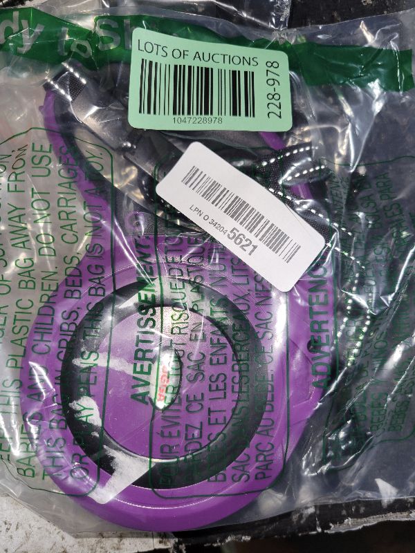 Photo 1 of 26 ft Heavy Duty Retractable Dog Leash, 360° Tangle Free Pet Walking Leash for Dogs with Anti-Slip Handle/Dispenser/Waste Bags, One-Hand Brake/Pause/Lock for Small/Medium/Large Dog or Cat(8M, Purple)