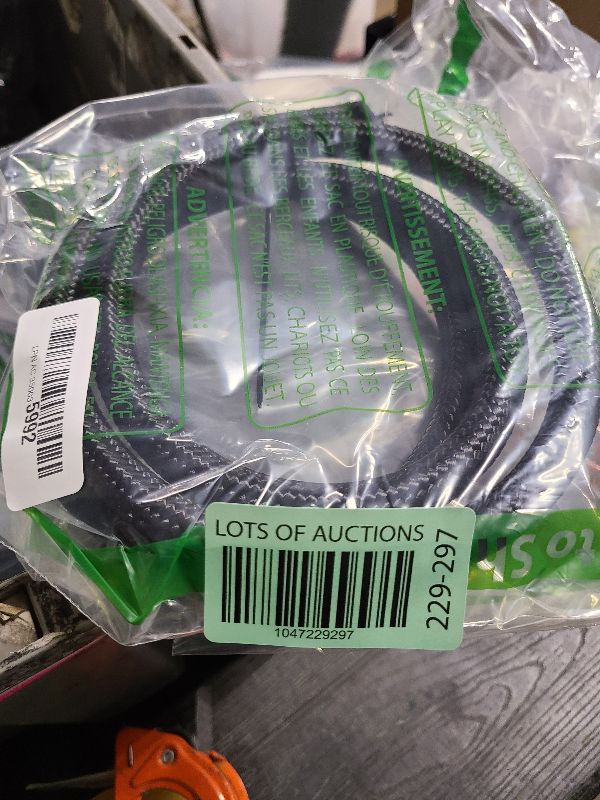 Photo 1 of 6AN 5Feet Stainless Steel Nylon Braided Fuel Line Hose Oil Gas Hose Oil Line Hose Black