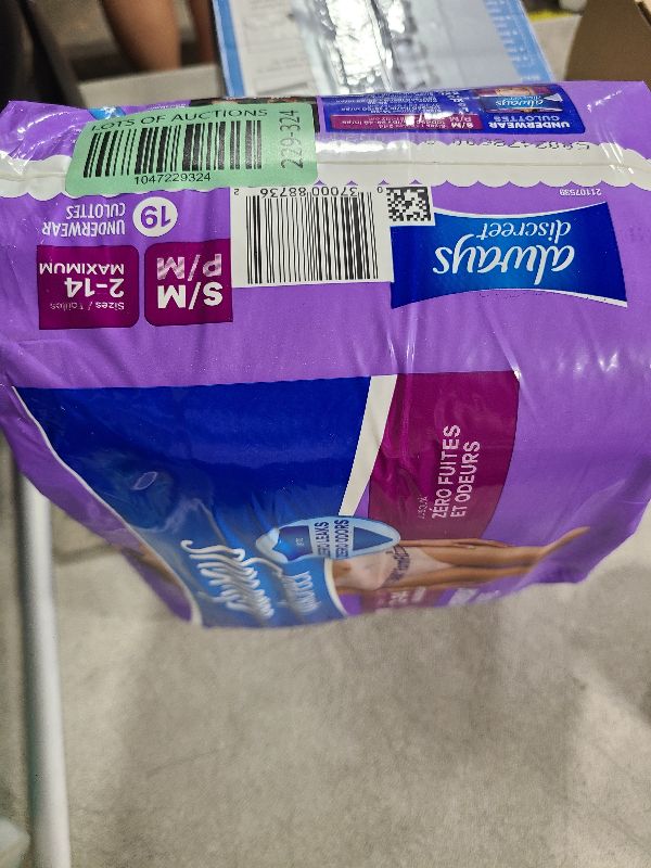 Photo 1 of Always Discreet Max Small Underwear, 19 Count per Pack - 3 per case.