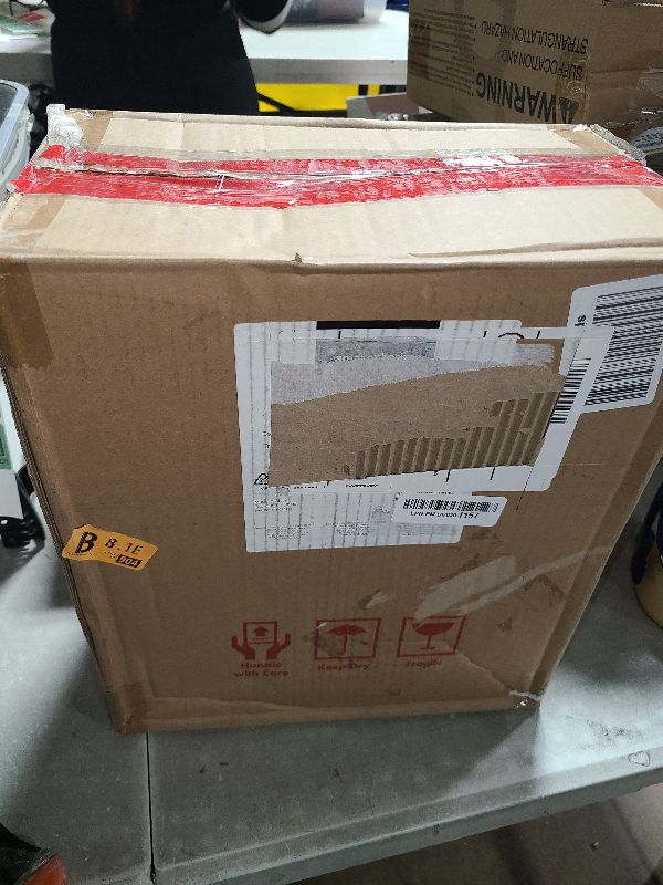Photo 1 of Amazon Basics 8 Sheet Cross Cut Paper and Credit Card Shredder with 4.1 Gallon Bin, Black