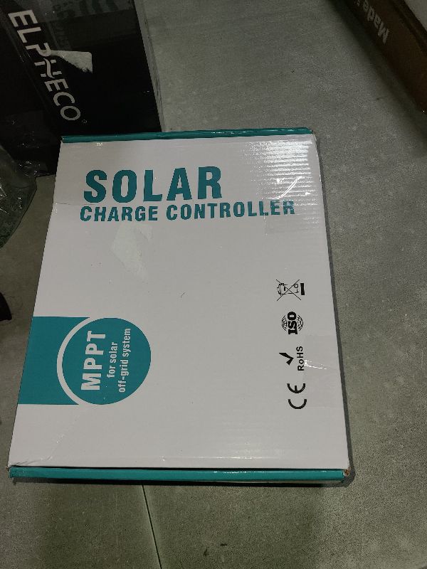 Photo 1 of 60A MPPT Solar Charge Controller 12V/ 24V Solar Panel Charge Controller Intelligent Regulator for FLD/LiFePO4/SLD/GEL/AGM with Dual USB Port Auto Parameter LCD Display and Timer Setting ON/Off Hours