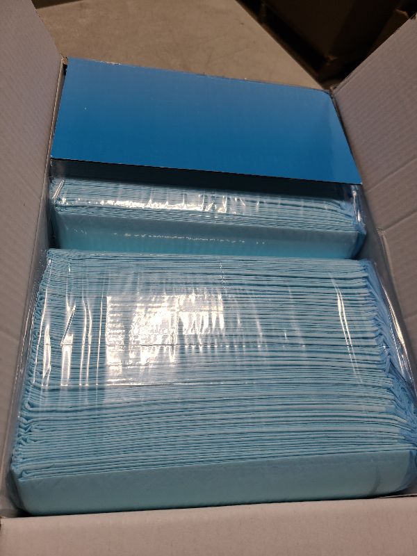 Photo 1 of 100 Count 22” x 22” Super Absorbency Disposable Underpads, Leakproof Quick Drying Disposable Pads for Baby, Puppy and Adults, Puppy Pads, Cat Pee Pads for Dogs, Potty Puppy Training Pads