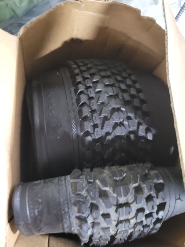 Photo 1 of YUNSCM 2-PCS 29" Mountain Bike Tires 29x2.35 Compatible with Off Road Bike 29x2.30 29 x 2.35 29x2.40 Bicycle Tires, Black (Y-1084)