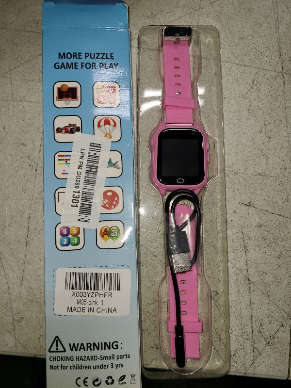 Photo 1 of Kids Waterproof Smart Watch for Boys Girls Ages 3-12 Learning Toys Easter Basket Gifts with 26 Games Camera Video 1.44" Touchscreen Music Player Alarm Clock Flashlight Pedometer Toddler Watches ?