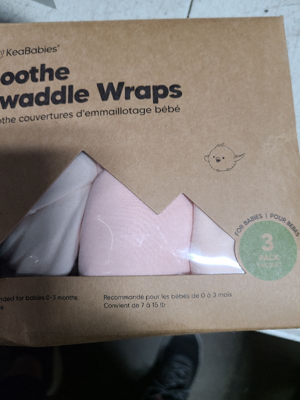 Photo 1 of 3-Pack Organic Baby Swaddle Sleep Sacks - Swaddles for Newborns, Infant 0-3 Months, Baby Girls, Boys, Soft & Snug Newborn Sleep Sack, Nursery Swaddling Blankets (Angelic)