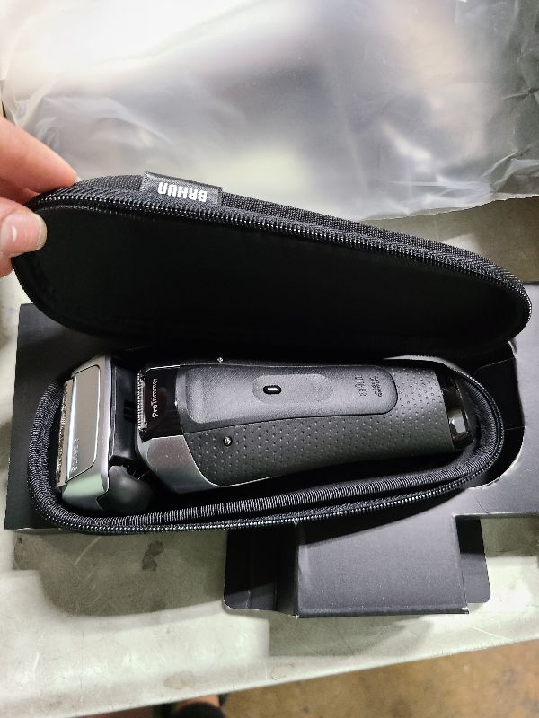 Photo 1 of Braun Series 8 Electric Razor for Men, with 4+1 Shaving Elements & Precision Long Hair Trimmer, Close & Gentle Even on Dense Beards, Wet & Dry Electric Razor with 60min Runtime, 8517s Galvano Silver