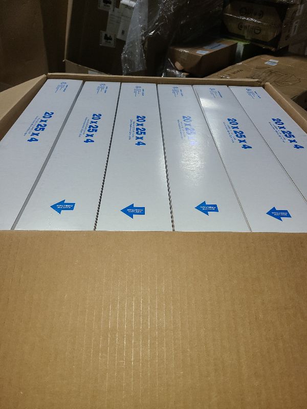 Photo 1 of Nordic Pure 20x25x4 (19_1/2 x 24_1/2 x 3_5/8) Pleated MERV 12 Air Filters 6 Pack