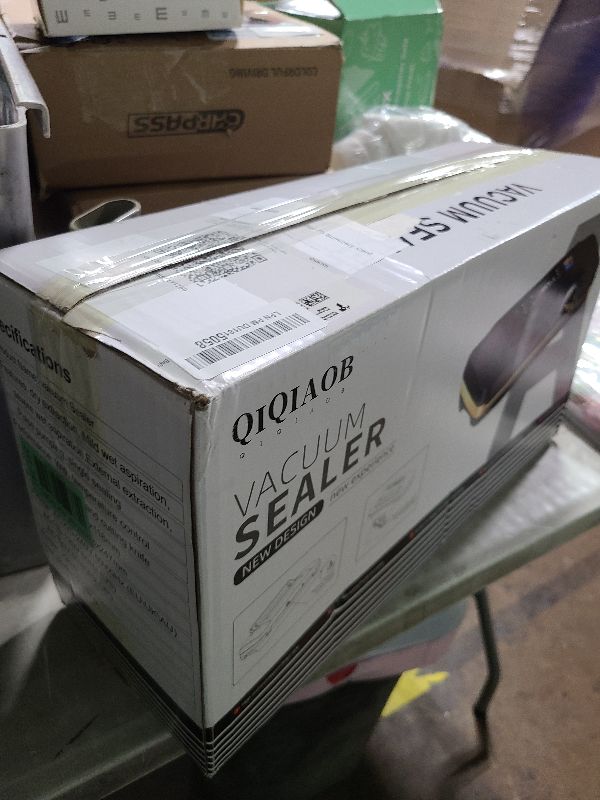 Photo 1 of 95kpa Vacuum Sealer Machine,Commercial Full Automatic Food Sealer,Powerful Sealing System with Double Heat Seal,Bags Storage, Easy-Lock Handle,Build-in Cutter,1 Bag Rolls and 10 pcs Pre-cut Bags