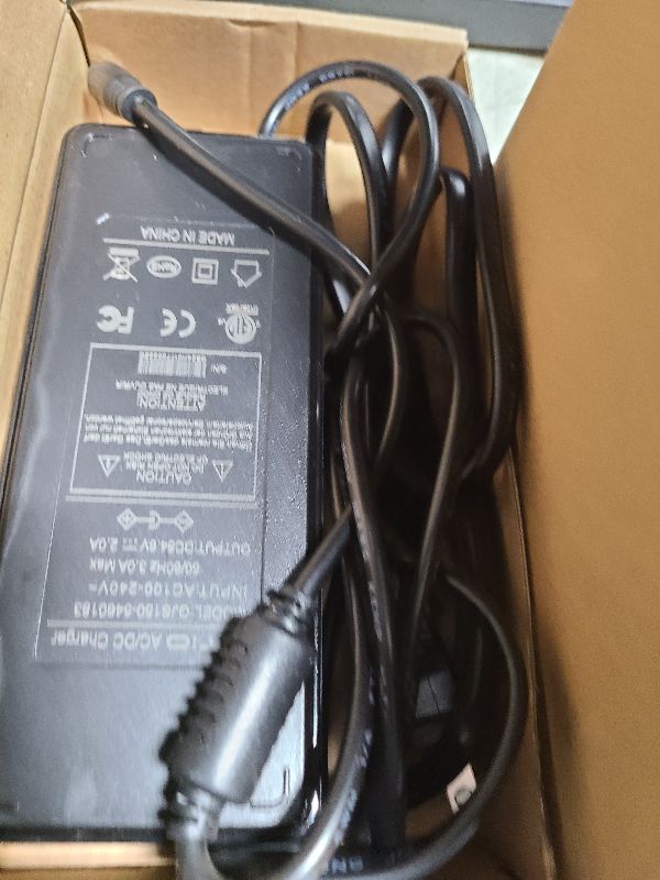 Photo 1 of 54.6V 2A eBike Charger for 48V Lithium Battery Compatible with 48V Lectric XP 1.0/2.0/3.0,Lectric XPremium, DC 5.5-2.5/2.1mm Bicycle Battery Charger Power Adapter