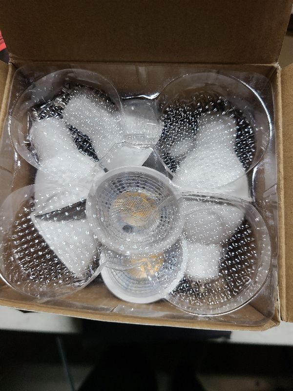 Photo 1 of 12-Pack GU10 LED Bulbs 6W, Dimmable, 3000K Soft White 582LM, Replacement 50W Halogen Light Bulb for Spotlight Track&Recessed Lighting,No Flickers