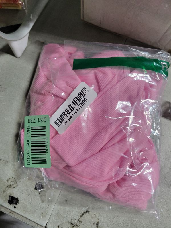 Photo 1 of ACANI Pink Turtle Neck Tops For Women For Women Ribbed Basic Trendy Stretchy Lightweight(Pink X-Small)