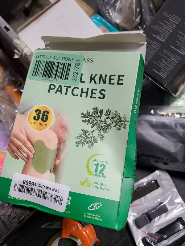Photo 1 of 36 Count Knee Relief Patch - Warming Herbal Patches for Knee - Natural Relief Heat Knee Patch - Wormwood Extract Sticker for Knee, Back, Neck, Shoulder, Muscle, Joint