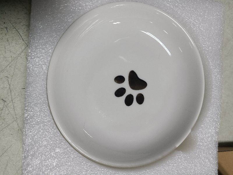 Photo 1 of WROSWT Cat Food Bowl,Healthy Ceramic Cat Bowls for Indoor Cats,Anti Whisker Fatigue Cat Dishes Set,Shallow Wide Kitten Plates for Food and Water,Non-Slip Silicone Bottom,3 Pack