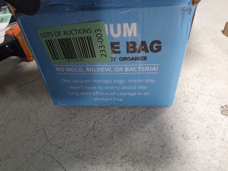Photo 1 of 12 Pack Travel Vacuum Storage Bags with Portable Electric Pump, Vacuum Seal Space Saver Bags for Clothing, Vacuum Travel Bags for Luggage
