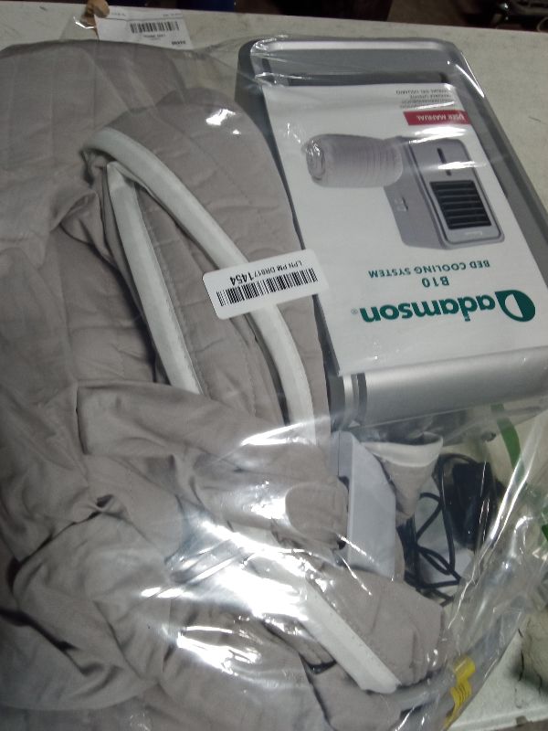 Photo 1 of Adamson B10 Gray Bed Cooling System - Twin 75” L x 39” W - New - 100% Cotton Mattress Cooling Bed Pad for Night Sweats - Water Bed Cooler Ideal for Hot Sleepers