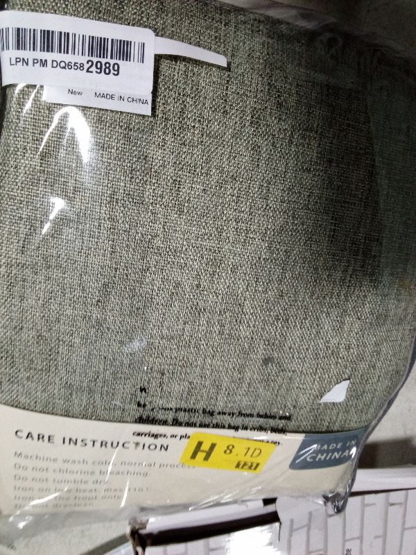 Photo 1 of 100% Blackout Shield Linen Blackout Curtains for Bedroom 108 Inches Long, Back Tab/Rod Pocket Living Room Drapes, Thermal Insulated Blackout Curtains 2 Panels Set, 50" W x 108" L, Light Sage
