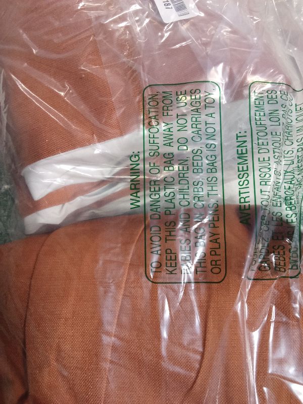 Photo 1 of 100% Blackout Linen Curtains for Bedroom Thermal Insulated Grommet Complete Blackout Drapes 100 Inch Length 2 Panels Set Heat and Full Light Blocking Living Room Darkening Curtains Terracotta