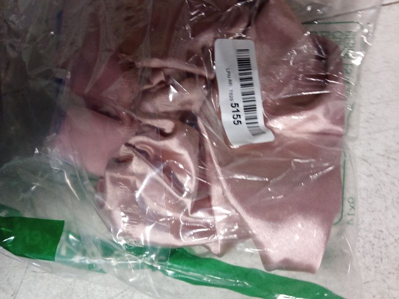 Photo 1 of 22 Momme 100% Real Mulberry Silk Bonnet for Sleeping Women, Large Hair Care Bonnet for Long Curly Hair, Double Layer Silk Wrap with Soft Elastic Band, Non-Slip Sleep Cap, Pink