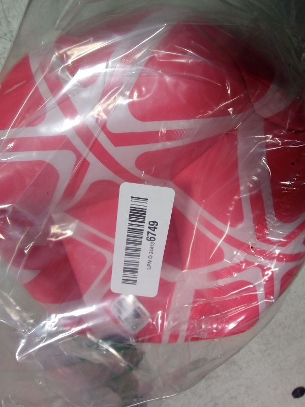Photo 1 of adidas Unisex Starlancer Club Soocer Ball, Solar Pink/White, 5