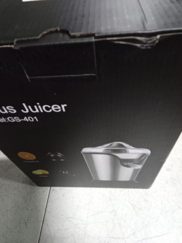 Photo 1 of Aiheal Orange Juicer Machine Electric Citrus Juicer with Two Interchangeable Cones Suitable for All Size of Citrus Fruits, Anti-drip Spout and Ultra Quiet Motor, BPA Free, Brushed Stainless Steel