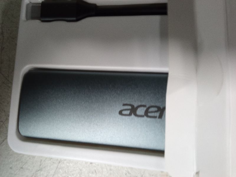 Photo 1 of Acer USB C Hub, 7 in 1 USB C to HDMI Splitter, 2 USBA 3.1 GEN1 and 5Gbps Type-C Data Port, Type C Adapter with 4K HDMI Port, PD 100W Charging, SD Card Reader, for Laptop, PC, Desktop and More