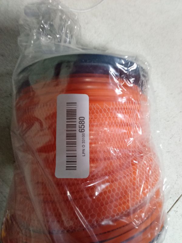 Photo 1 of A ANLEOLIFE 3-Pound Commercial Square .130-Inch-by-420-ft String Trimmer Line in Spool,with Bonus Line Cutter, Orange
