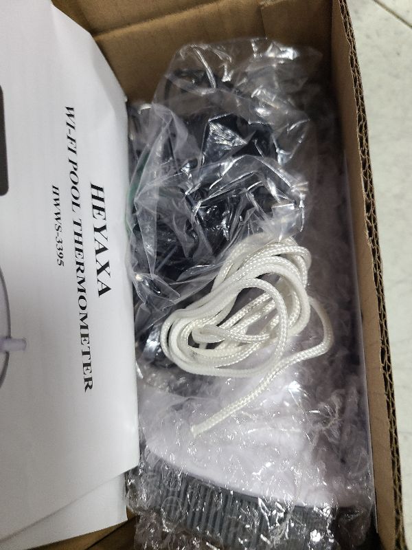 Photo 1 of Wireless WiFi Pool Thermometer with Easy-to-Read 4" Digital LCD Display, Perfect Water Thermometer for Indoor & Outdoor Swimming Pool, Hot Tub, Spa, Aquarium, Ponds, and Baths, 1 Sensor