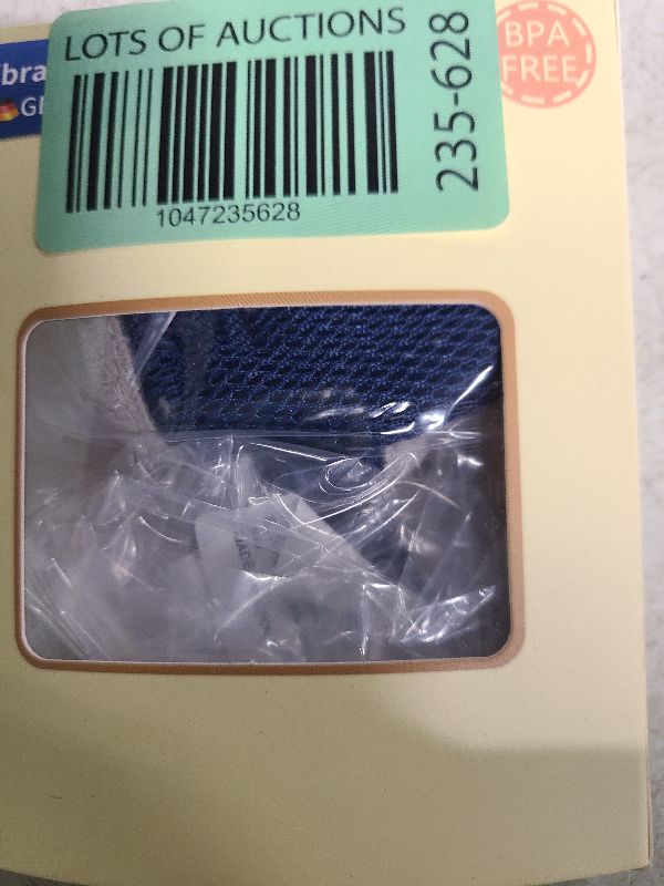 Photo 1 of 2 Pieces Silicone Toddler Baby Finger Guard with Breathable Wrist Band Thumb Kit to Prevent Children from Sucking Fingers (Blue)
