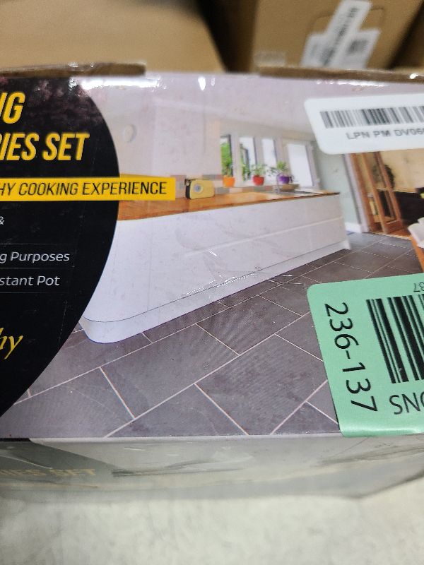 Photo 1 of Accessories-Set-for-Insta-Pot, Accessory Compatible with Instant Pot 6 Qt 8 Quart, with Steamer Basket Cheesecake Pan Egg Steam Trivet Silicone Mold Mitts Tong