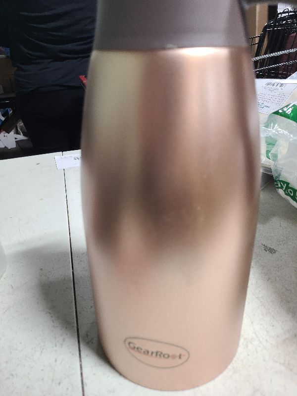 Photo 1 of 68oz Coffee Carafe Airpot Insulated Coffee Thermos Urn Stainless Steel Vacuum Thermal Pot Flask for Coffee, Hot Water, Tea, Hot Beverage - Keep 12 Hours Hot, 24 Hours Cold -Gold