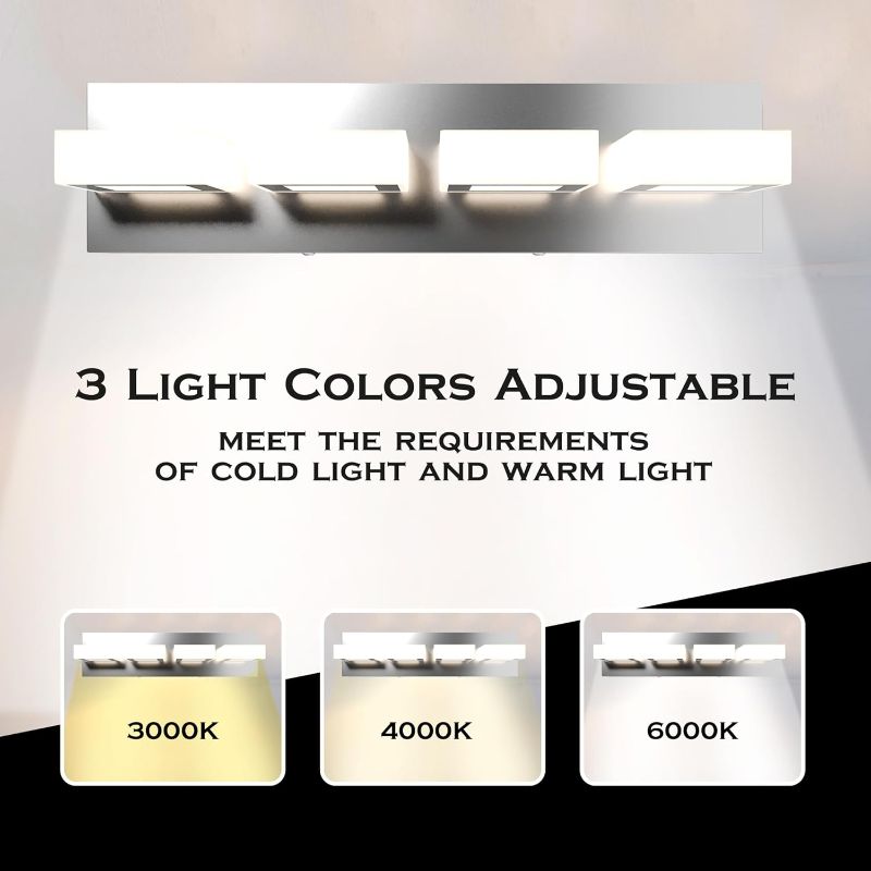 Photo 1 of  Effulgence LED Vanity Light- for Bathroom, Modern Light Fixtures Toilet Led for Mirror- Bar Led Restroom Fixture Above Mirror 