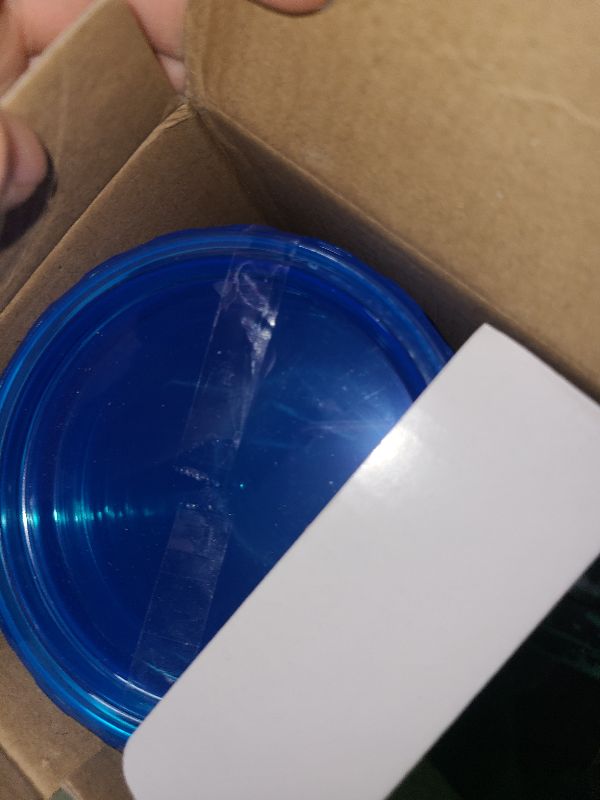 Photo 1 of [32 oz 6 Pack] Food Storage Freezer Containers Clear bottom With blue Twist Top Lids Reusable, Plastic Airtight Meal Prep Containers BPA Free | Stackable | Leakproof | Microwave/Dishwasher Safe