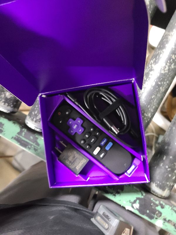 Photo 1 of Roku Streaming Stick 4K - HDR & Dolby Vision Roku Streaming Device for TV with Voice Remote & Long-Range Wi-Fi - Free & Live TV