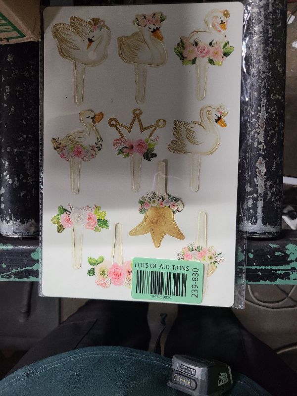 Photo 1 of 40 Pcs Swan Cupcake Toppers - Elegant Swan Party Decorations and Swan Cake Decor - Perfect for Swan Birthday Cupcake Toppers, Swan Baby Shower, and Swan Lake Theme Party