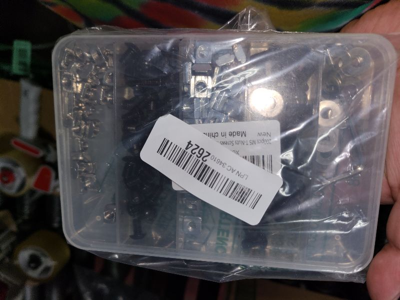 Photo 1 of 200pcs M5 T-Nuts Screws Kit for 2020 2040 8020 Series Aluminum Extrusion,40Pcs M5x10,40Pcs M5x8 Hexagon Socket Screws,40Pcs M5 T Sliding Nut,40Pcs M5 T Nut,40Pcs Washers