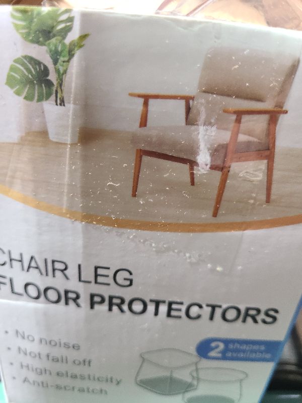 Photo 1 of 24 Pcs Chair Leg Floor Protectors for Hardwood Floors Silicone Covers to Protect Wood Tile Floors Scratches Felt Pads Furniture Leg Caps No Noise (Fit:0.9"-1.29")