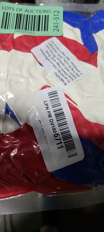 Photo 1 of 30Pcs Red White and Blue Balloons - MAQIHAN 4th of July Decorations Independence Day Patriotic Anniversary Globos Para Decoracion De Fiestas Balloons for Birthday Party Ballons Decoration 12 Inch