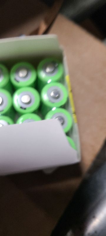 Photo 1 of 12 Pack 1.2V Ni-Mh 2/3AA Rechargeable Battery 400mAh with Button Top for Garden Yard Solar Lights,Electronic Shaver E-Toothbrush(Shorter Than AA Size)