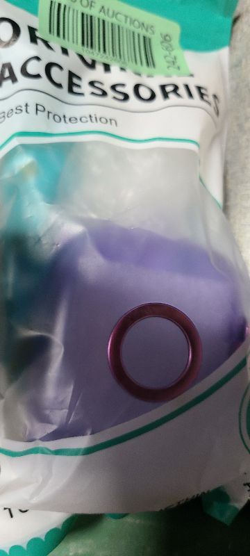 Photo 1 of [Dual Function Lock] for Beats Powerbeats Pro 2 Case Cover with Phone Stand, AGENTNANO Clear Protective Cover with Beats Powerbeats Pro 2 2025 Charging Case with Cleaner Kit and Carabiner-Clear Purple