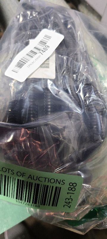 Photo 1 of 30 FT 1/4” Wire Loom Split Tubing,Dog Cat Cord Protector,Split Wire Loom Tubing Wire Conduit – Black (30FT 1/4")