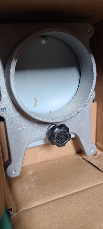 Photo 1 of 3" OD Self Cleaning No Clog Aluminum Blast Gate Cut Off Valve for Dust Collection System ABG3