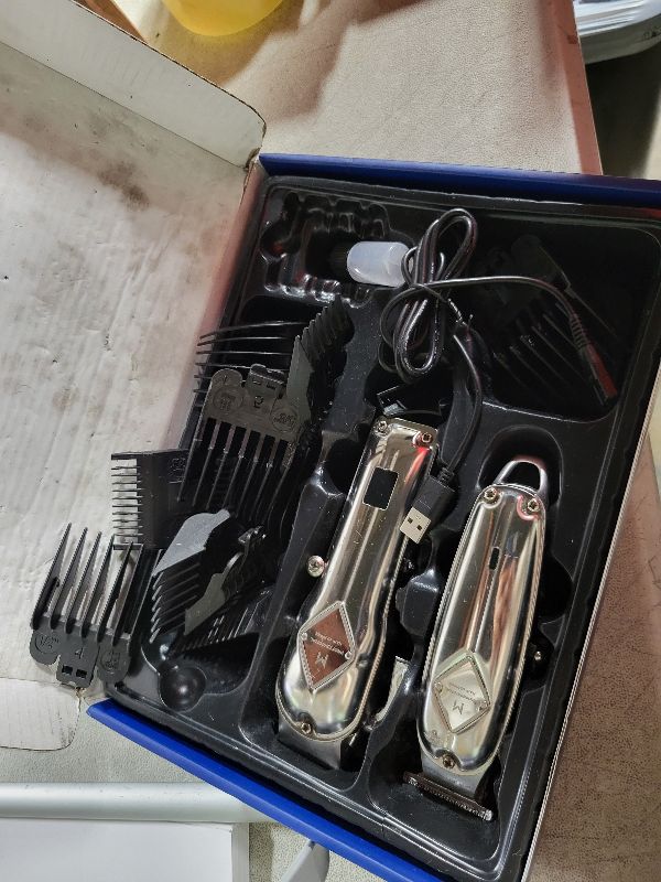 Photo 1 of GLAKER Hair Trimmer for Men - Professional Clippers and Trimmers Set, Cordless Clippers for Hair Cutting, Rechargeable Barber Kit with T Blade Liner and Complete Guards Set for Men's Grooming