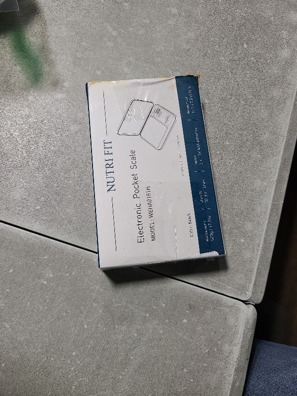 Photo 1 of NUTRI FIT Gram Scale Digital Scale 0.01g Accuracy, 500g Small Pocket Scale Jewelry Scale, Weight for Food Ounces and Grams Kitchen Scale, Mg Scale for Powder Medicine Gold Weed, Portable