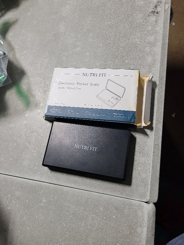 Photo 1 of NUTRI FIT Gram Scale Digital Scale 0.01g Accuracy, 500g Small Pocket Scale Jewelry Scale, Weight for Food Ounces and Grams Kitchen Scale, Mg Scale for Powder Medicine Gold Weed, Portable